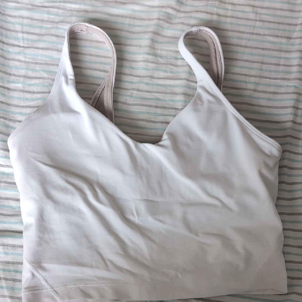 Lululemon Athletica White Sports Bra